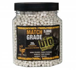 Game Face Match Grade (white)Biodegradable ammo - 6mm .20 gram 5000 count