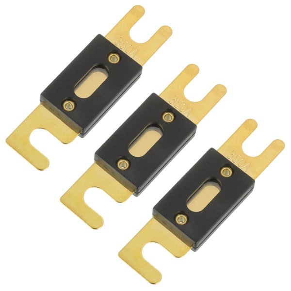 BOJACK 350 Amp 32 VDC ANL Blade Fuse for car Audio and Video System(Pack of 3)