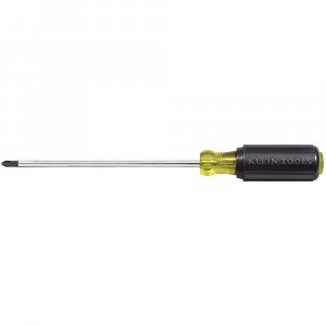Klein Tools 6037 PH2 Phillips Screwdriver 7-Inch Round Shank, Made in USA