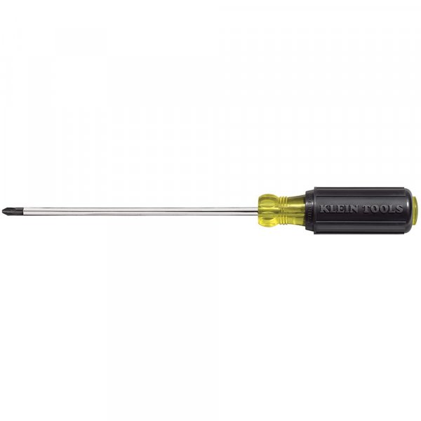 Klein Tools 6037 PH2 Phillips Screwdriver 7-Inch Round Shank, Made in USA