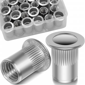 Vifmy 3/8-16 Rivet Nut,28Pcs Stainless Steel 304 Threaded Rivnuts Insert