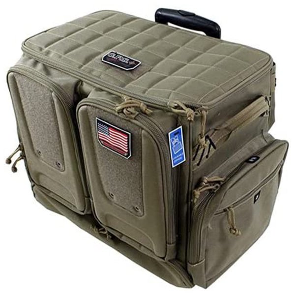 GPS GPST2112ROBT Tactical Rolling Range Bag, Tan