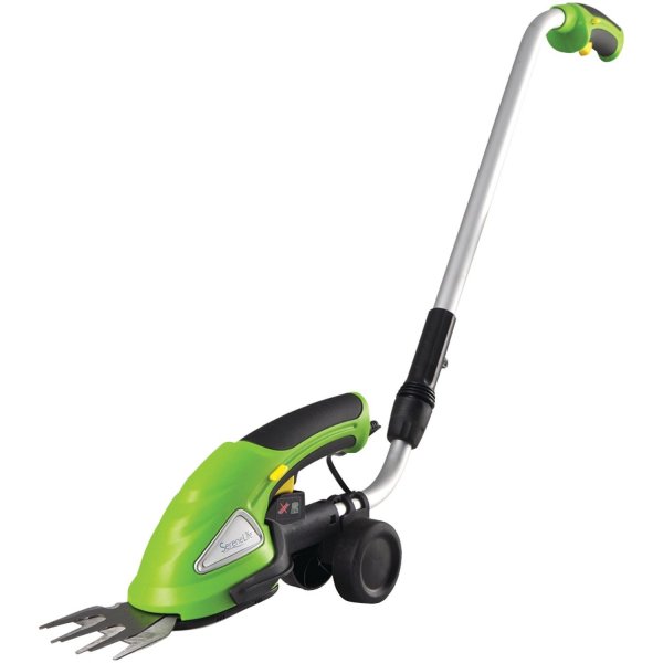 SereneLife PSLGTM30 3.6V Cordless Handheld Grass Cutter, Electric Hedge Trimmer