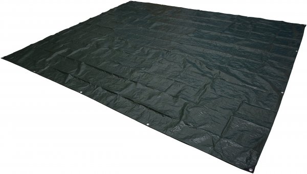 Amazon Basics Waterproof Multipurpose Camping Tarp with Reinforced Corners and Edges, Protective Cover, 9.5 x 11.3 Feet, Dark Green