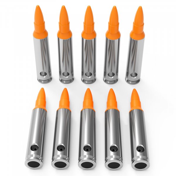 GORTAR 223rem Snap Caps Training Dummy Rounds Practice Safe Loading Firing Close to Real Weight -10 Pcs