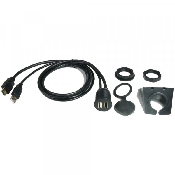 PAC HDMI-USB-CBL 3-Foot Dash-Mount Extension Cables for HDMI and USB