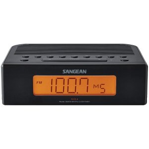 SANGEAN SNGRCR5BK AM/FM Digital Tuning Clock Radio