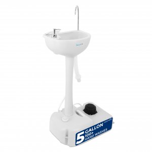 SereneLife SLCASN18 Portable Hand-Wash Sink Faucet Station 5+ Gal. Capacity