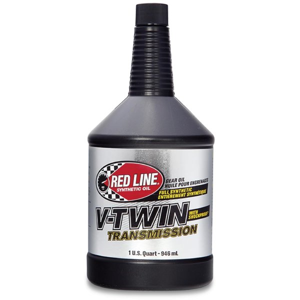 Red Line 42804 V-Twin Transmission Oil with Shockproof - 4 Quarts