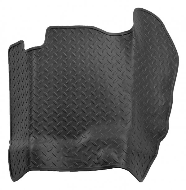 Husky Liners Classic Style Floor Mats | Fits 1992-1999 Chevrolet C1500/K1500 Extended CAB ONLY | Center Hump, 1-pc Black - 82201
