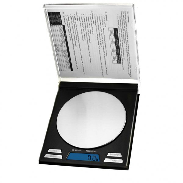 AWS CDV2100 CD Series Compact Gram Digital Pocket Scale 100 G X 0.01 G