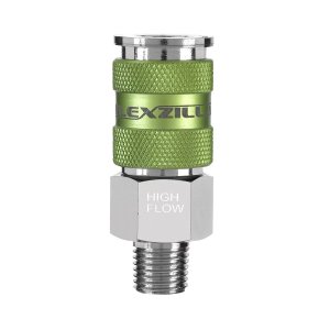 Flexzilla A53426FZ Pro High Flow Coupler 1/4" MNPT 1/4" Body