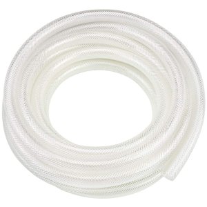EASTRANS 3/8" ID x 10ft High Pressure Braided Tubing Clear Vinyl Hose