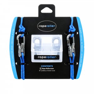 Roperoller The Original Rope Tightening Tool & Tensioner 6-Pack with Rollercam Technology – Heavy-Duty Tie Down for Outdoors, Tarps, Boating & Camping Gear – Includes Reflective Cord & Carry Case