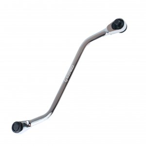 EZRED 4SS8 S-shaped Quarter Stick, 1/4″ square socket and magnetic bit drives, Low profile and Great for exhaust work, body work, and dashboards