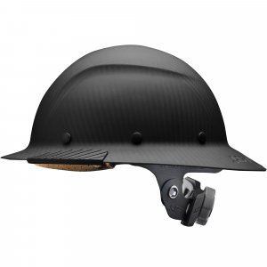 Lift Safety HDFM17KG Dax Carbon Fiber Full Brim Matte Black