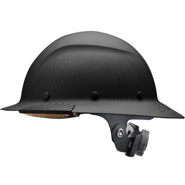 Lift Safety HDFM17KG Dax Carbon Fiber Full Brim Matte Black