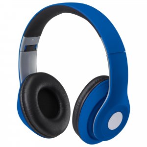 iLive IAHB48MBU Bluetooth Over-the-Ear Headphones w/Microphone (Matte Blue)