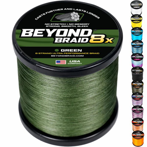 Beyond Braid Green 8X Strand 300 Yards 50lb