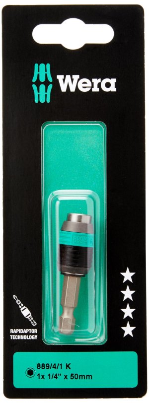 Wera 05073421001 Rapidaptor Universal 1/4″ Bit Holder