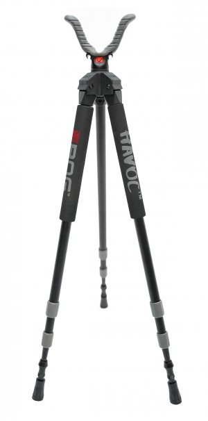 Bog 1100479 Havoc Shooting Stick Tripod - Black