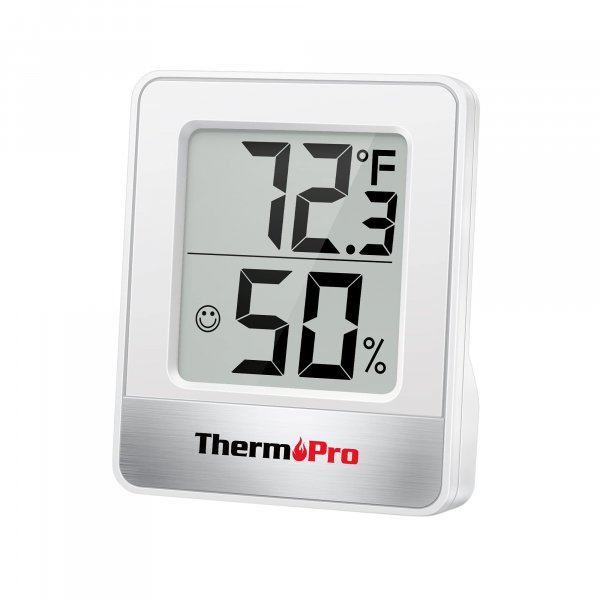 TempPro TP49 Digital Hygrometer Indoor Thermometer Humidity Meter Room Thermometer with Temperature and Humidity Monitor Mini Hygrometer Outdoor Thermometer (Previously ThermoPro)