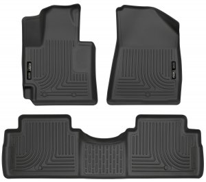 Husky 99611 Weatherbeater Front/2nd Seat Floor Liners For 2014-19 Kia Soul