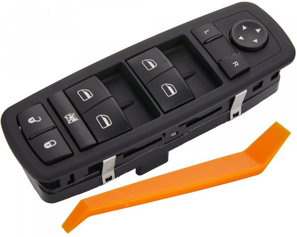 ZAPOSTS Power Window Switch,8 PINS +13 PINS Check Required,Fits for Dodge Dart 2013-16.Replaces 68271203AB 68271203AA 56046568AC.Driver Side Control Door vidrios Master Switch.(Green Light)