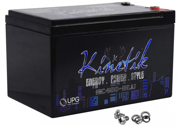 Kinetik HC400BLU 400 Watt 12 Amp Hour Car Audio Battery