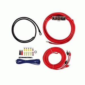 TSpec V8RAK8 v8 SERIES Amp Installation Kit with RCA Cables (8 Gauge)