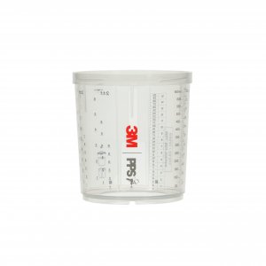 3M PPS 2.0 Spray Gun Cups, 26001, Standard, 22 Ounces, Use with Paint Gun and PPS 2.0 Lids and Liners to Paint Cars, Furniture, House and More, 2 Pack