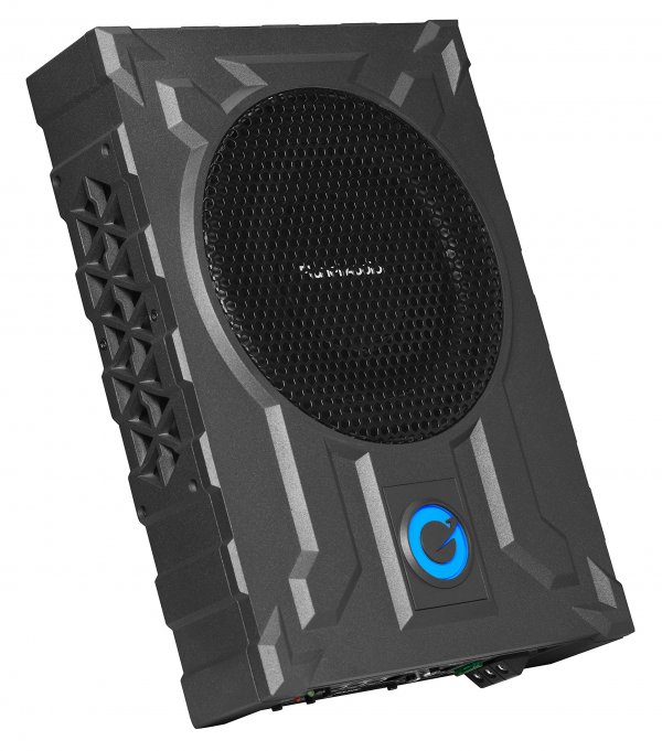 Planet Audio PA8W 8" Low Profile Loaded Enclosure Amplified with Bass Knob