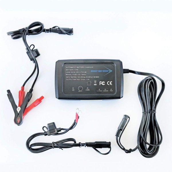 Bright Way 5213 Group 12Volt Desulfating Smart Charger/Maintainer w/Lithium Mode
