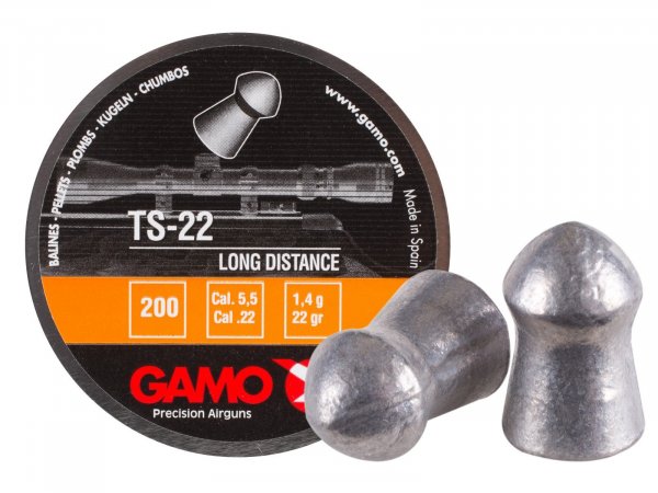 Gamo 632176854 Ts-22 Pellets .22 Cal. Tins Of 200  Blister Pk