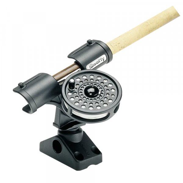 Scotty 0265 Fly Rod Holder with Combination Side/Deck Mount