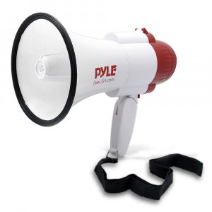 Pyle PMP39VC 30-Watt Megaphone Bullhorn with Siren & Voice Changer Modes