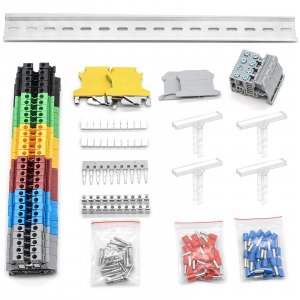 GUETNEU Terminal Block, Rail Type Voltage Terminal, Rail Combined Terminal Block