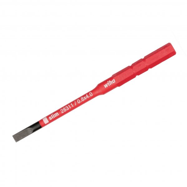 Wiha 28312 Insulated SlimLine Slotted Interchangeable Blade 5.5mm by 90mm