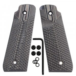 Cool Hand Ruger Mark IV 22/45 Lite G10 Grips, Fits Generation 4 Rimfire Pistol NOT for Gen 3, Gun Metal, MKIV-JV-5