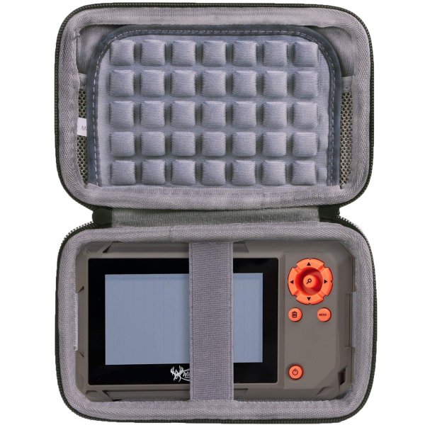 co2CREA Hard Case Replacement for Wildgame Innovations Trail Pad VU60 / Stealth Cam SD Card Reader Viewer 4.3" LCD Screen, Black Case