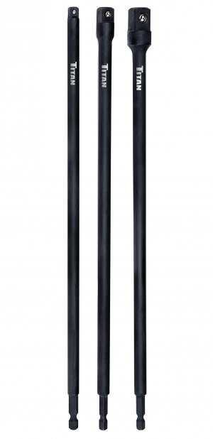 Titan 15206 Tool 3 pc 12 in Impact Adapter Set