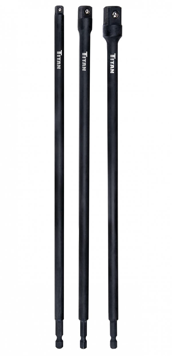 Titan 15206 Tool 3 pc 12 in Impact Adapter Set