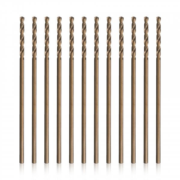 Drill America-GLBCOX61/8P12 1/8" x 6" Cobalt Aircraft Extension Drill Bit (Pack of 12), GLBCO Series