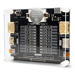 Treedix Cable Tester Board for HDMI Cable Tester Checker 20 LED Light Status Indictor to Check Disorder Short Open and Cross Connection for Standard HDMI Type A, Mini HDMI Type C, Micro HDMI Type D