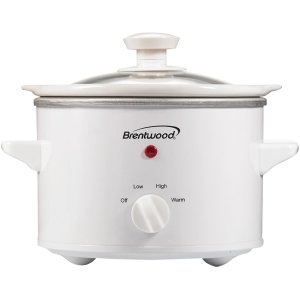 Brentwood Appliances SC-115W 1.5Q Slow Cooker