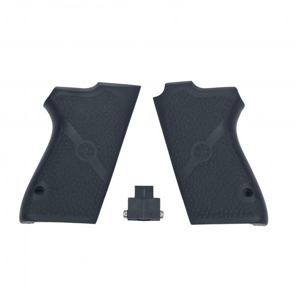 Hogue 16010S S&W 4516 Series Rubber Grip Panels Black