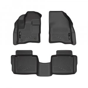 Husky 98701 Front/2nd Seat Floor Liners (Footwell Coverage) For 10-19 Taurus