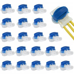 GWHOLE 20pcs 3-Way Waterproof Wire Connectors for 22-14AWG Cables