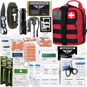 EVERLIT 250 Pcs Survival First Aid Kit