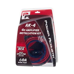 Power Acoustik AK4 4 Gauge amp kit Mini ANL